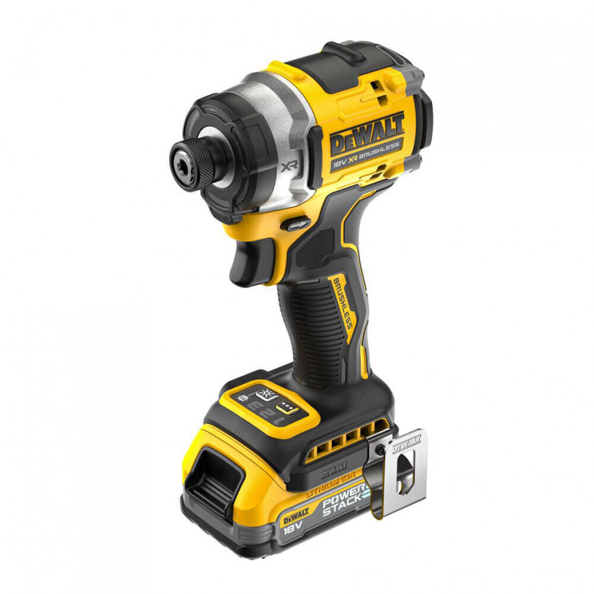 Шурупокрут ударний акумуляторний безщітковий DeWALT DCF860E2T-DCF860E2T