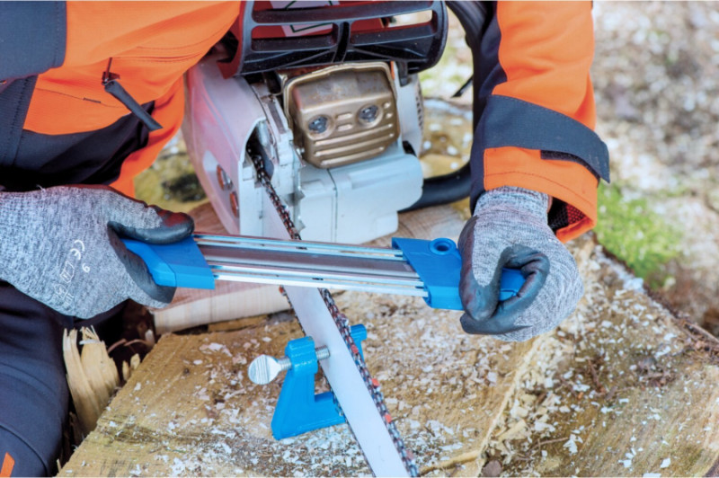 Пристрій для заточування ланцюгових пилок 0,325" CHAIN SHARP CS-X-4,8 (заточування ріжучого та обмежуючого зуба) державка 2в1-4007220835920