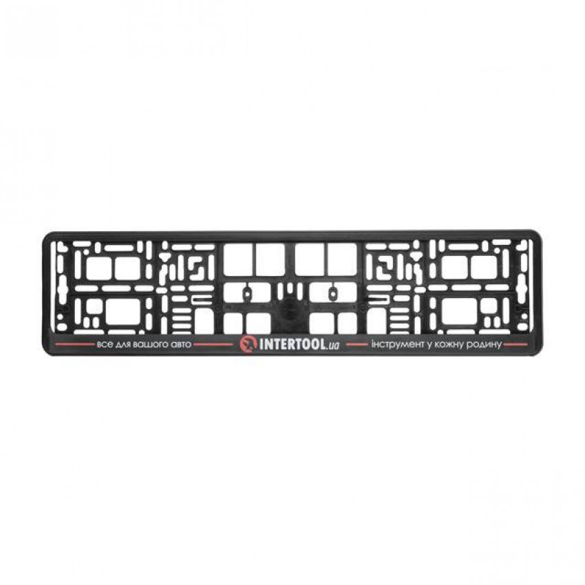 Рамка для автомобільного номера брендована INTERTOOL PR-9005-PR-9005