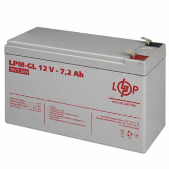 Акумулятор гелевий LPM-GL 12V - 7.2 Ah-[articul]