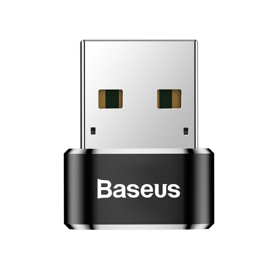 Перехідник Baseus Female Type-C to USB Чорний (CAAOTG-01)-