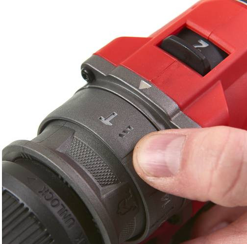 Дриль-шуруповерт з ударом акумуляторна MILWAUKEE, M12 FPDX-202X, 37Нм, (зарядний пристрій, 2 акум.Х 2Ач, патрон FIXTEC, кейс)-4933464136