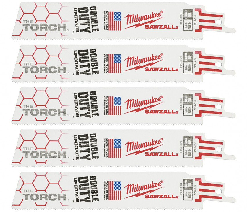 Полотно для шабельних пил TORCH MILWAUKEE, 150/1,4мм, (5шт), (метал)-48475784
