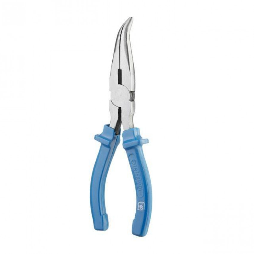 Довгогубці вигнуті 180мм INTERTOOL HT-0125-HT-0125