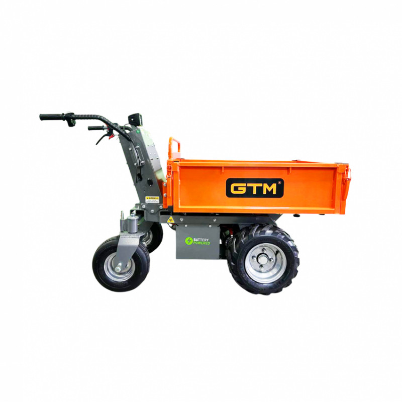 Візок будівельний самохідний на колесах (дампер) 500кг/акк.32Ah-E50M/32A