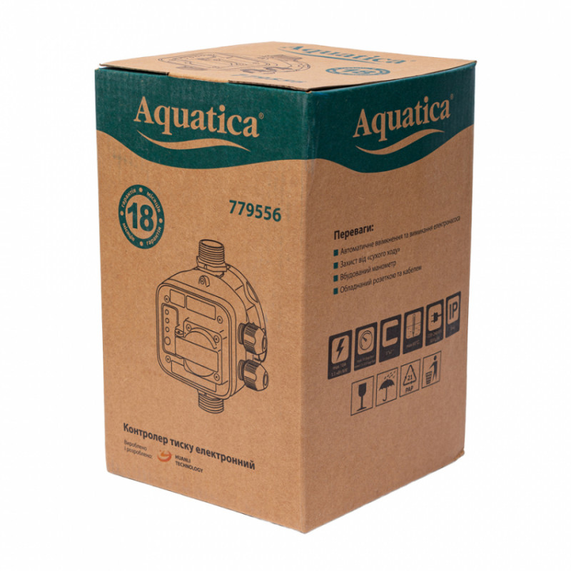 Контролер тиску електронний 1.1кВт Ø1" розетка AQUATICA (779556)-779556