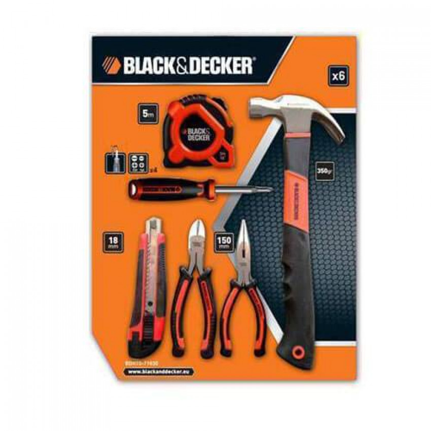 Набір інструментів універсальний BLACK DECKER BDHT0-71630-BDHT0-71630