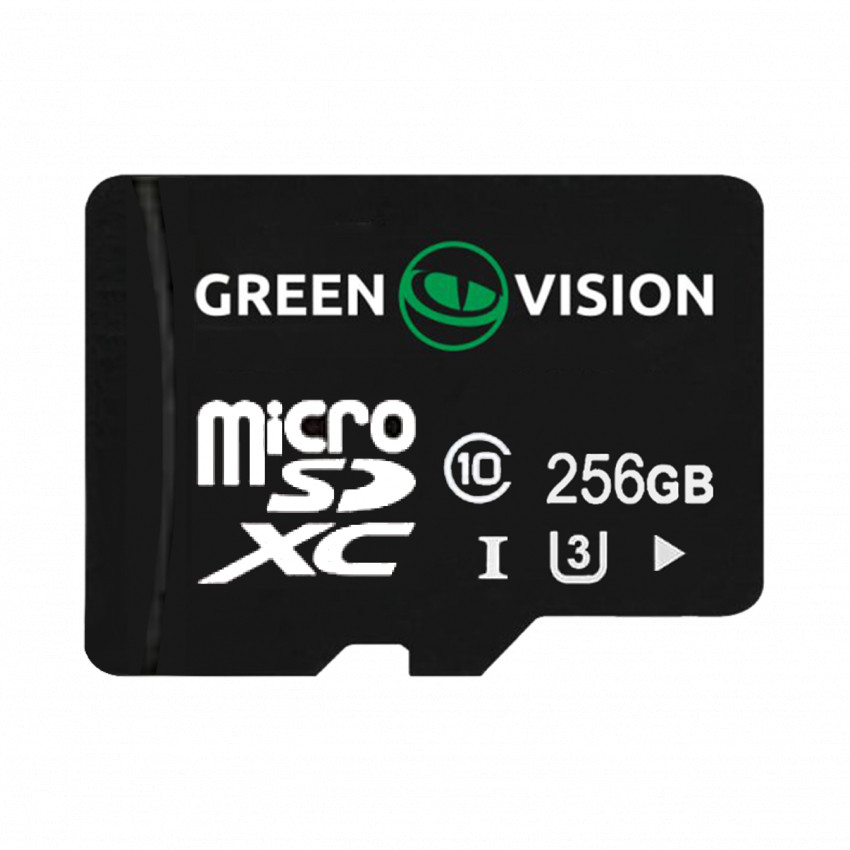 Карта пам'яті GreenVision microSDXC 256GB Class10 (без адаптера)-