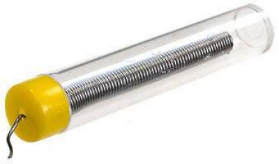 Припій з каніфоллю в колбі SOLDER d-1mm., 15gr.-[articul]