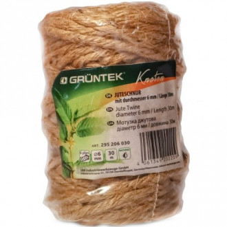 Шпагат джутовий GRUNTEK 6 мм х 30 м-[articul]
