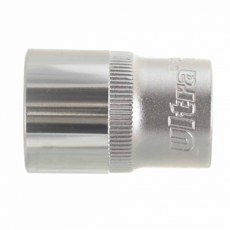Насадка шестигранна коротка 1/2" 19мм CrV ULTRA (6070192)-6070192
