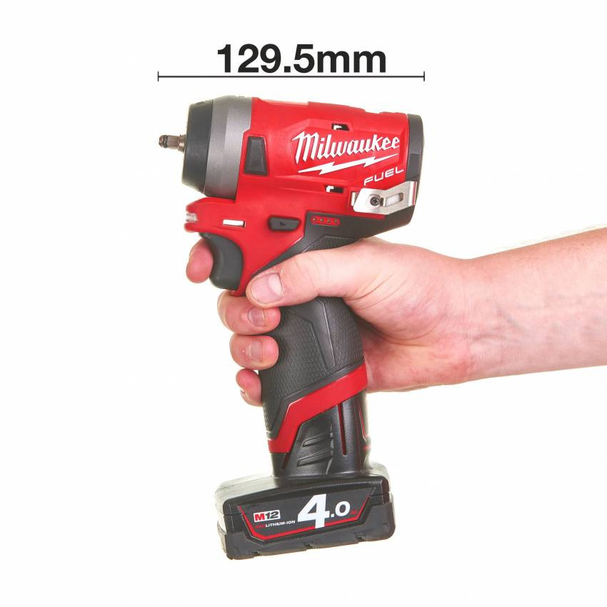 Гайковерт акумуляторний 1/4" MILWAUKEE, M12 FIW14-0, 136 Нм-4933464611