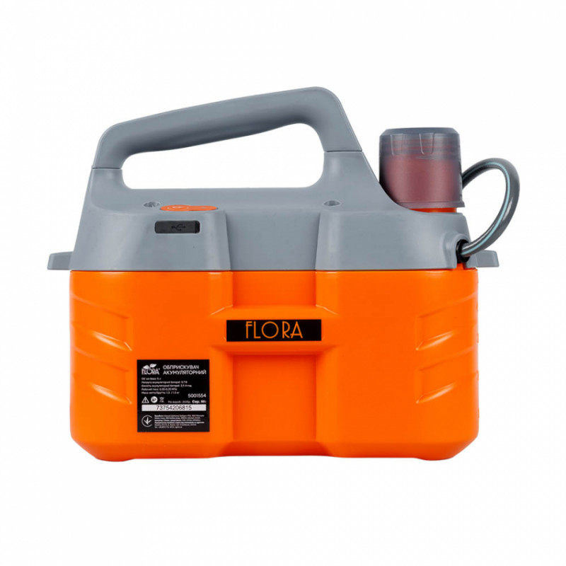 Обприскувач акумуляторний 5л Li-ion FLORA (5001554)-5001554