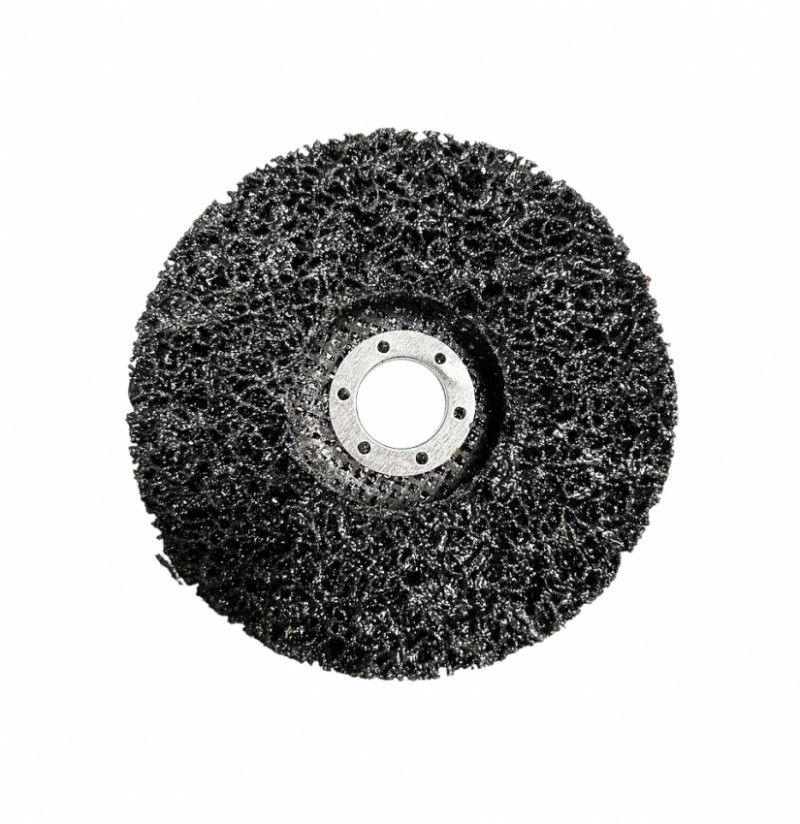 Круг зачисний 125*22 пористий чорний мякий (для зняття фарби)-