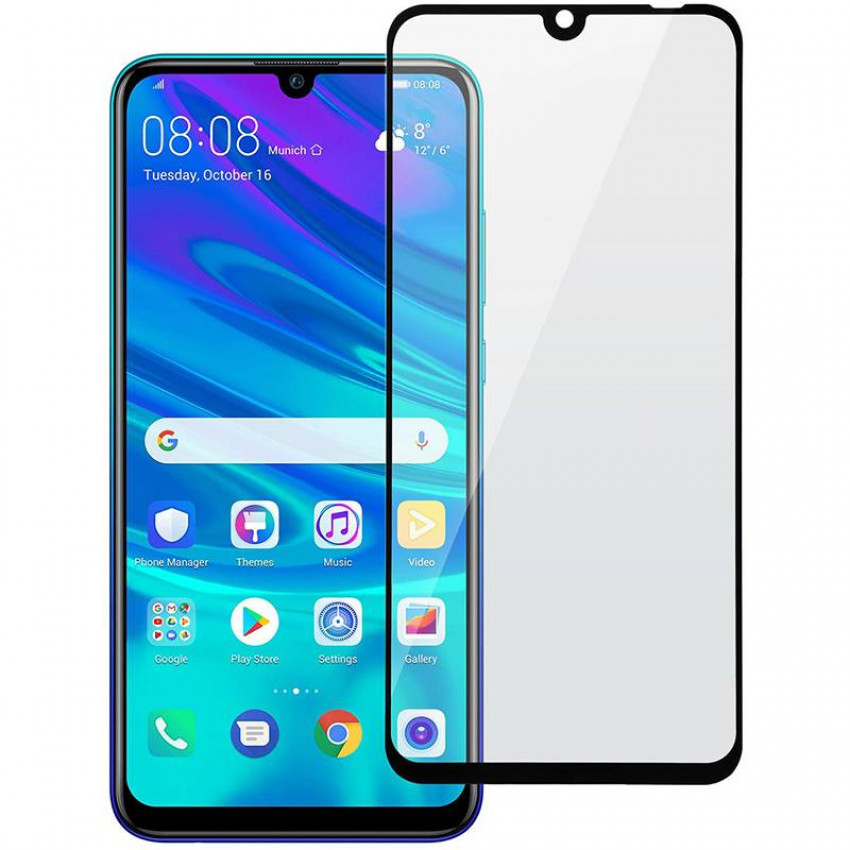 Захисне скло Full screen PowerPlant для Huawei P Smart Plus, Black-GL604890