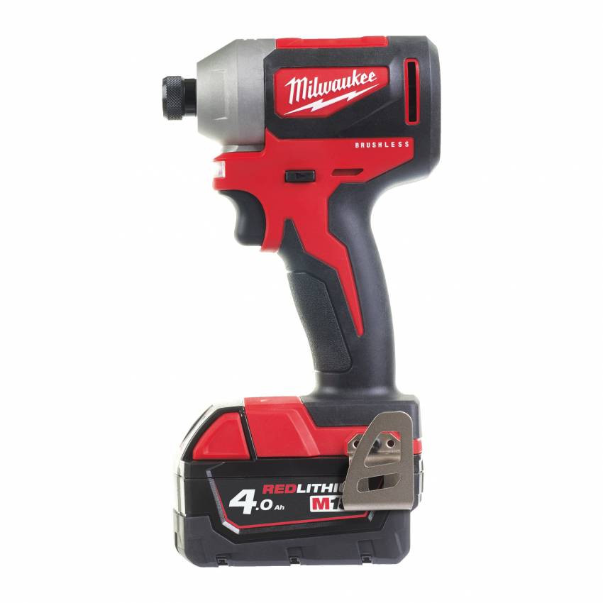Імпульсний ударний шуруповерт акумуляторний 1/4" HEX MILWAUKEE, M18 CBLID-0, 180Нм-4933464476