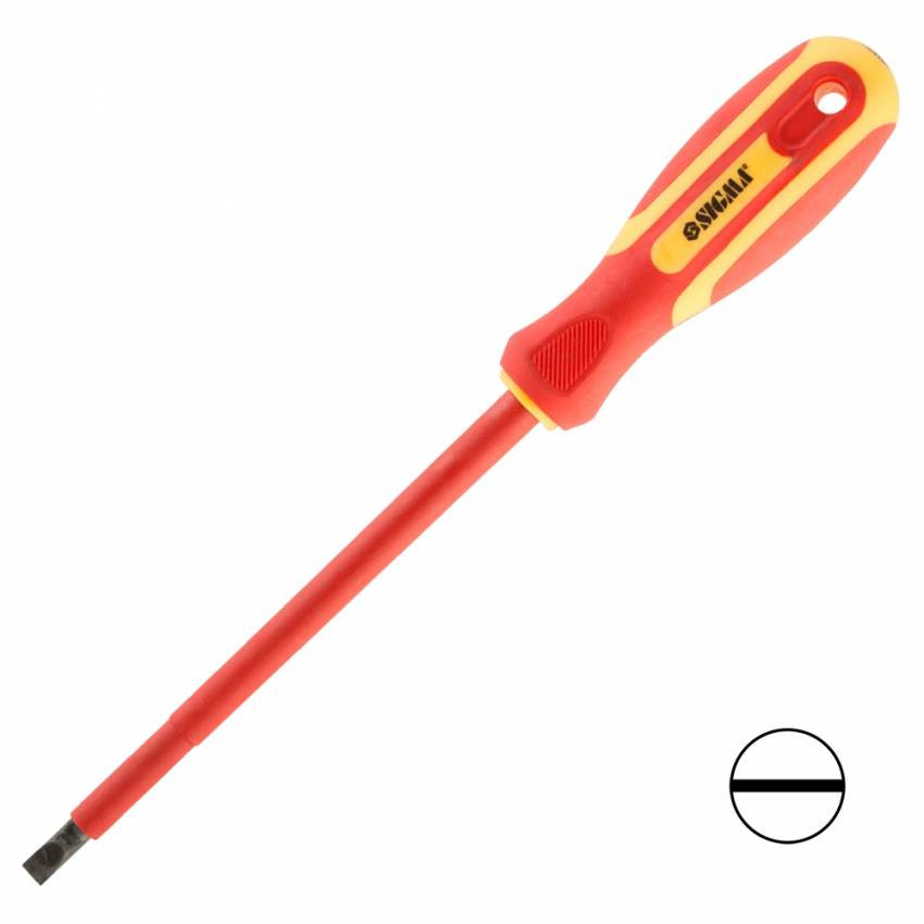 Викрутка діелектрична шліцева SL6,0x150мм 1000В CrV Sigma (4008101)-4008101