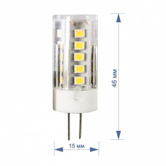 Лампа RIGHT HAUSEN LED Standard капс. 3,5W 220V G4 6000K керам/шар HN-157042-[articul]