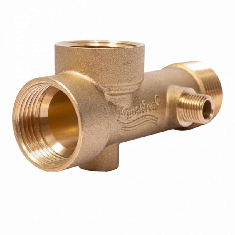 З'єднувач шестививідний 110мм 1"Мx¼М"x¼"Мx1"Fx1"Fx¼"F AQUATICA (779625)-779625