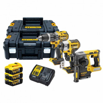 Набір з трьох безщіткових інструментів DeWALT DCK368P3T-[articul]