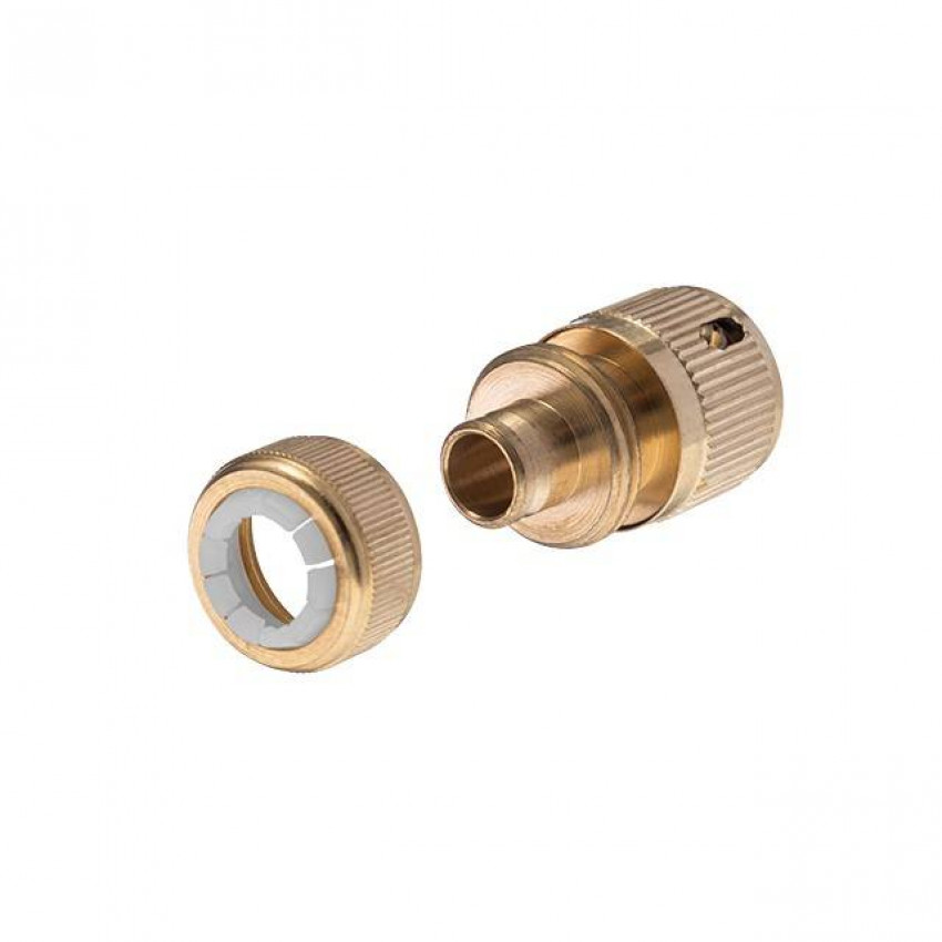 Конектор латунний 1/2" на шланг 1/2" STORM INTERTOOL GE-1216-GE-1216