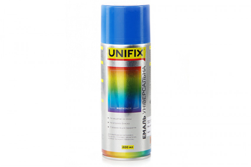 Емаль акрилова універсальна RAL 5010 Синій гл. 400мл UNIFIX-941013