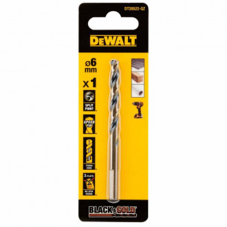 Свердло по металу EXTREME Black &amp; Gold DeWALT DT20522-[articul]