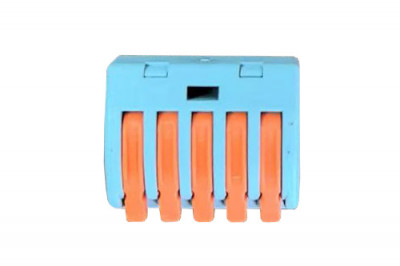 Клема з'єднувальна самозатискна 5 провідників (пач. 30 шт.) APRO-[articul]