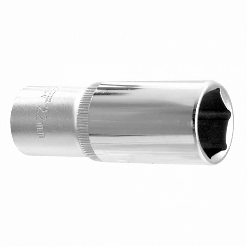 Насадка шестигранна довга 1/2" 22мм CrV ULTRA (6072222)-6072222