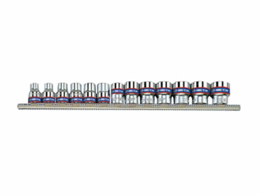 Набір головок 13од. на планці  3/8 "-3513MR