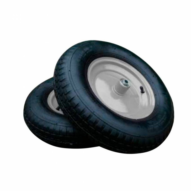 Пневматичне колесо 14" (3.00/3.25-8) для садово-будівельної тачки FLORA (5057334)-5057334