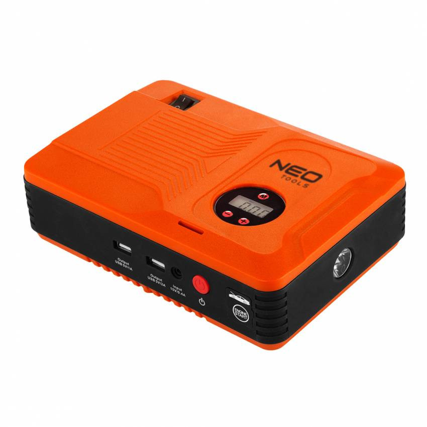 Пусковий пристрій „Jumpstarter”, Power Bank 14Ah, LED ліхтар, компресор 3.5BAR-11-997