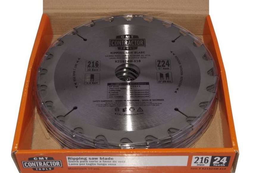 K21624M-X10 Пила D=216 K=2,4/1,6 F=30 Z=24 ATB-K21624M-X10