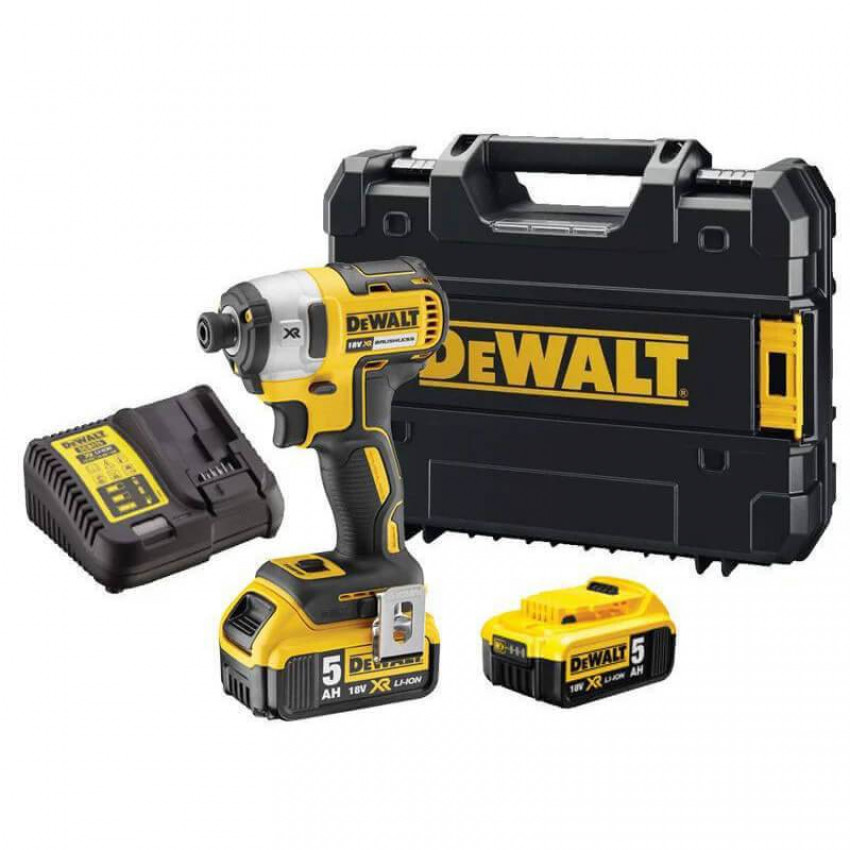 Шуруповерт акумуляторний ударний безщітковий DeWALT DCF887P2-DCF887P2