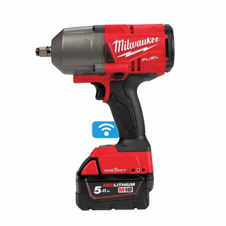 Гайковерт акумуляторний 1/2&quot; MILWAUKEE, M18 ONEFHIWF12-502X, 1898Нм ( заряд.пр.,2 акум.X5Ач, HDкейс)-[articul]