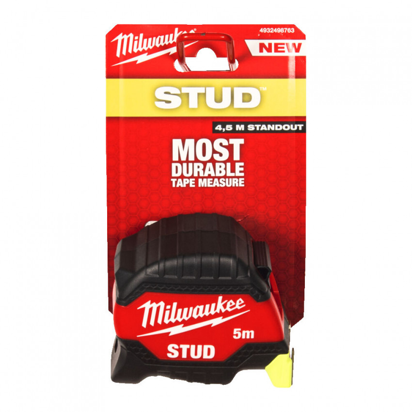 Рулетка магнитная MILWAUKEE, STUD (Gen 3), 5м (33мм)-4932498763