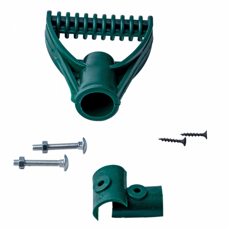 Лопата для снігу/зерна пластикова з оцинкованою планкою Strong 490×495мм (кольорова) GRAD (5049595)-5049595