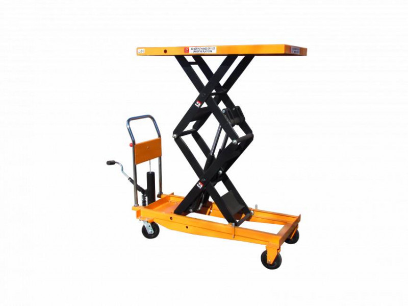 Стіл-платформа вантажопідйомний гідравлічний 350кг/1,3м SYTJ-35S, колір-жовтий-SYTJ- 35S Y