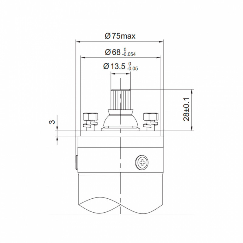 Насос відцентровий свердловинний 0.9 кВт H 143(107)м Q 45(30)л/хв Ø80мм AQUATICA (DONGYIN) (777107)-777107