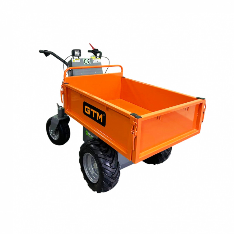 Візок будівельний самохідний на колесах (дампер) 500кг/акк.32Ah-E50M/32A