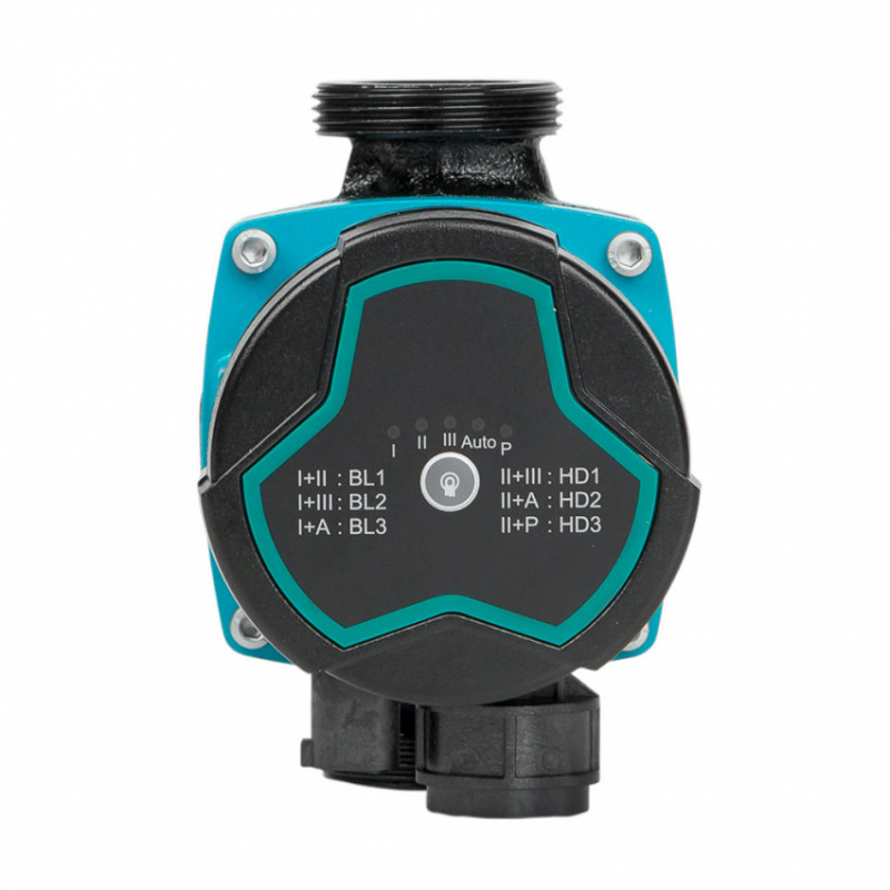 Насос циркуляційний енергозберігаючий 5-25Вт Hmax 4м Qmax 47л/хв Ø1½" 130мм + гайки Ø1" AQUATICA GPA25-4/130 III (774042)-774042