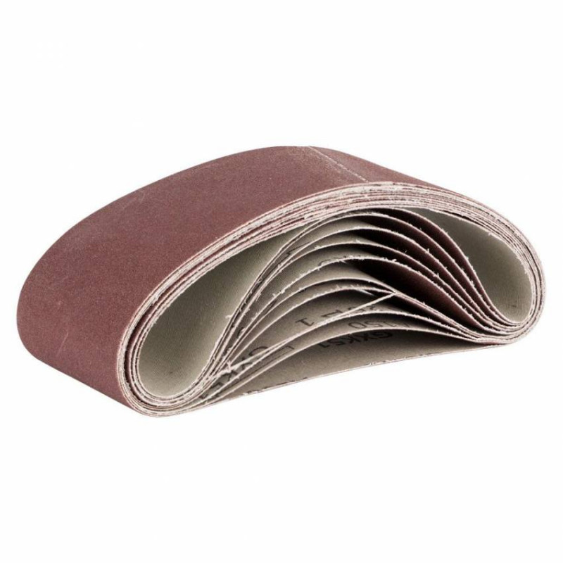 Стрічка шліфувальна нескінченна 10шт 75х457 зерно 150 Sigma (9151151)-9151151