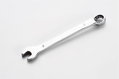 Ключ рожково-накидний глибокий CrV 6мм СИЛА-201806