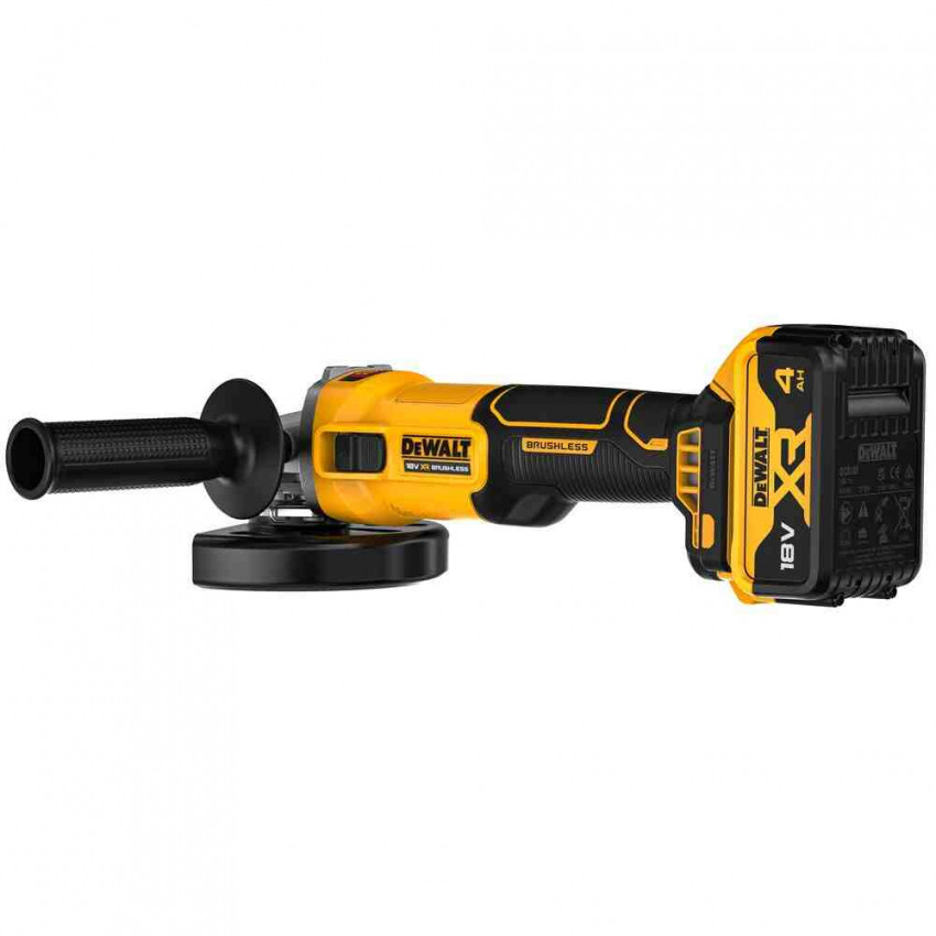 Шліфмашина кутова - болгарка акумуляторна безщіткова DeWALT DCG407M2T-DCG407M2T