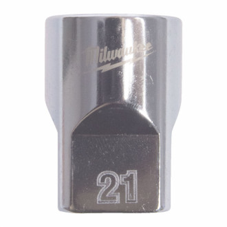 Головка торцева хромована ½” MILWAUKEE, (зірочка 12 гранн.), 21мм-[articul]