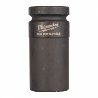 Головка для з/д кріпленнь ShW 1'' 4гранна MILWAUKEE, подовжена, 21х24,5мм-[articul]