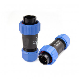 Кабельний роз'єм дев'ятиполюсний SP2110-P9I (штекер) Welding Dragon / Роз'ємне з'єднання для зварювального обладнання-[articul]