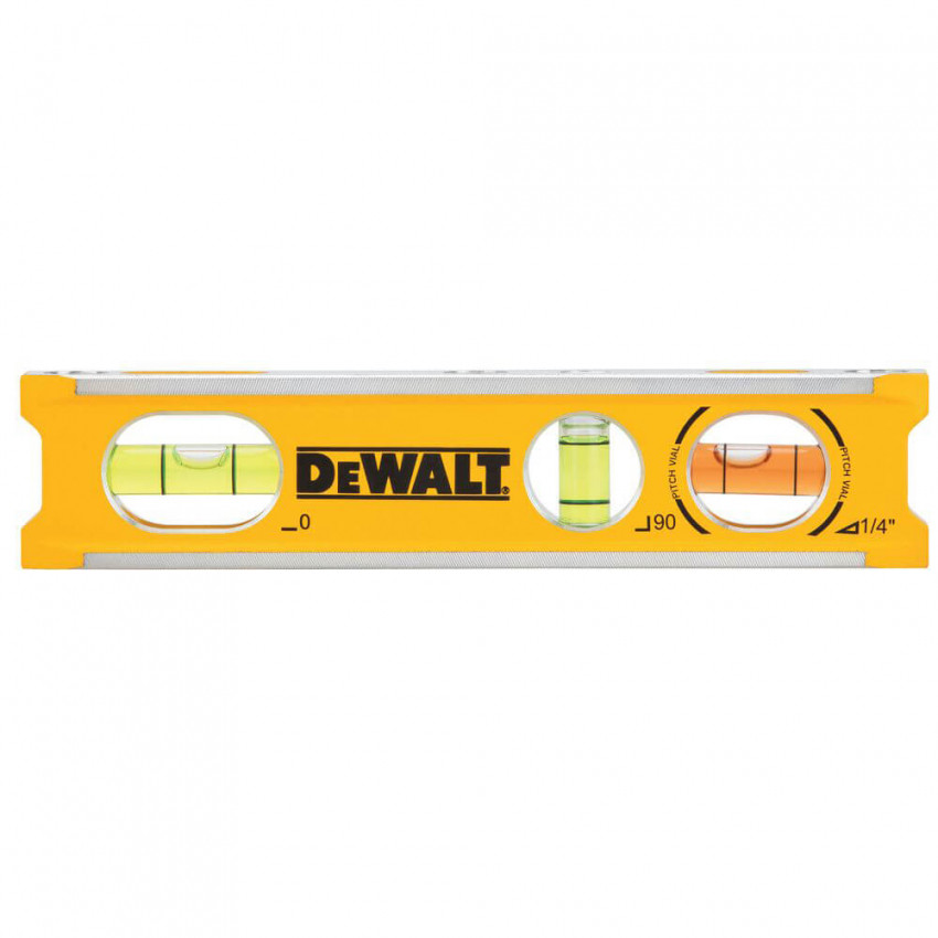 Рівень BILLET TORPEDO з алюмінію довжиною 165 мм з 3 капсулами і магнітами DeWALT DWHT42525-0-DWHT42525-0