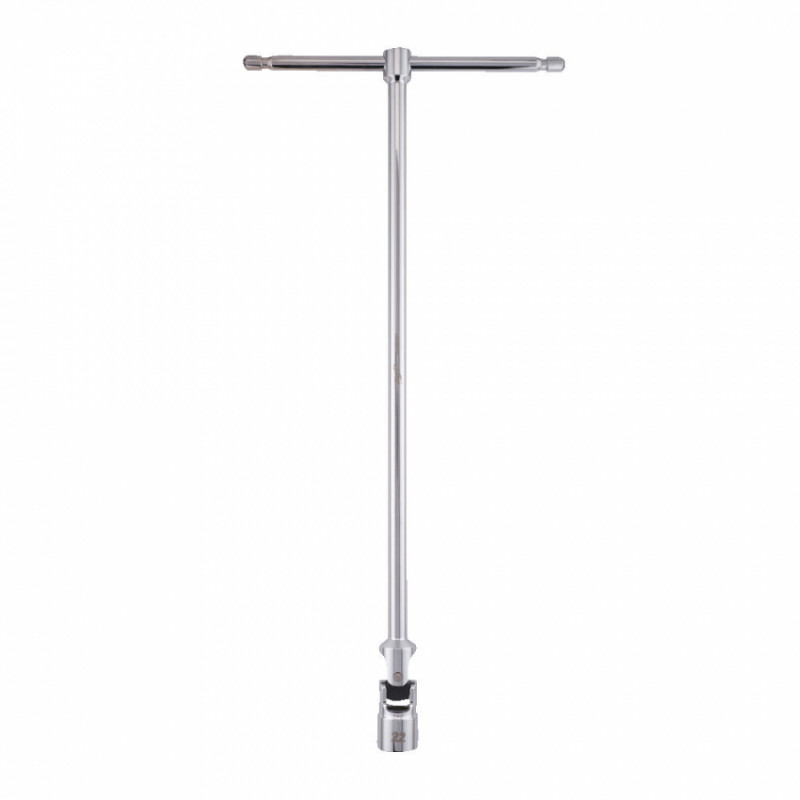 Ключ хромований з Т-образною ручкою та шарниром MILWAUKEE, Hex 22мм-4932492691