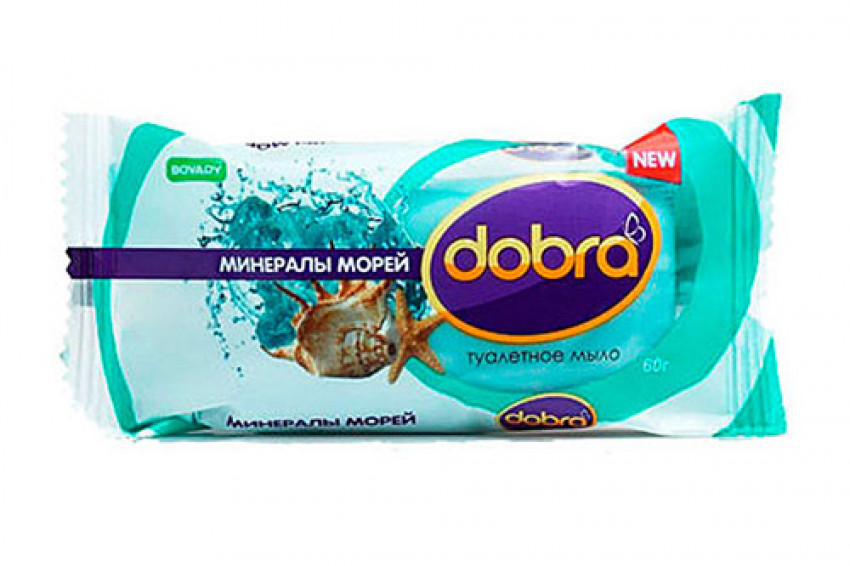 Мило туалетне тверде косметичне ТМ Dobra Мінерали морей 60г-078191